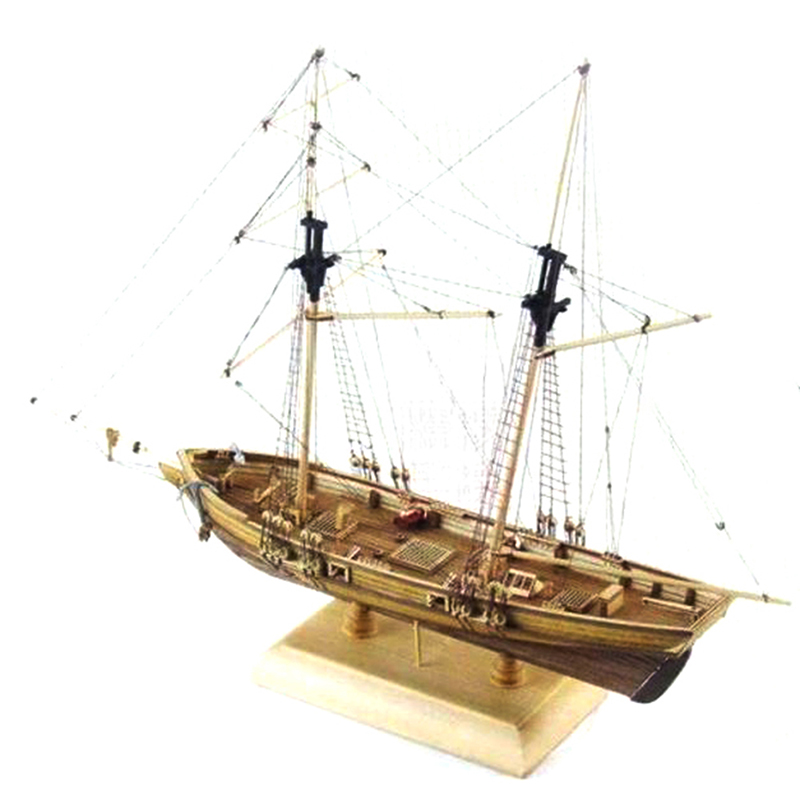 1:70 новый деревянный Фотофон  – обзор и цена Model Kit Yacht