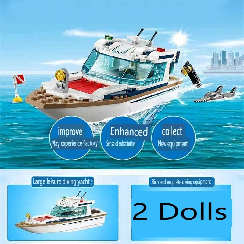 Конструктор City Series 60221: – обзор и цена Model Kit Yacht